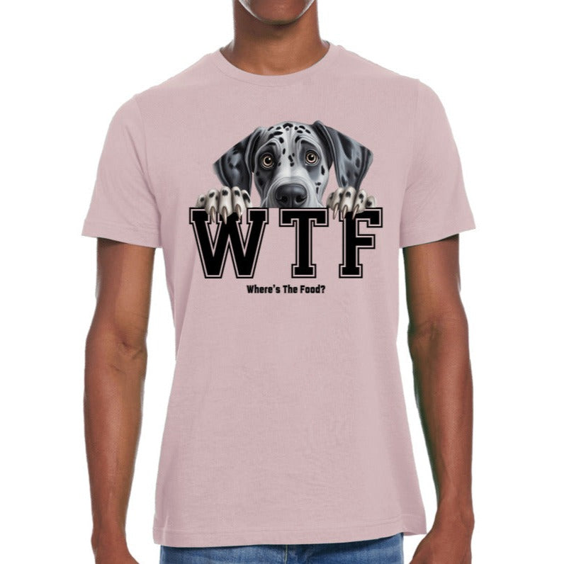 Great Dane WTF Where's The Food - Premium Jersey T-Shirt